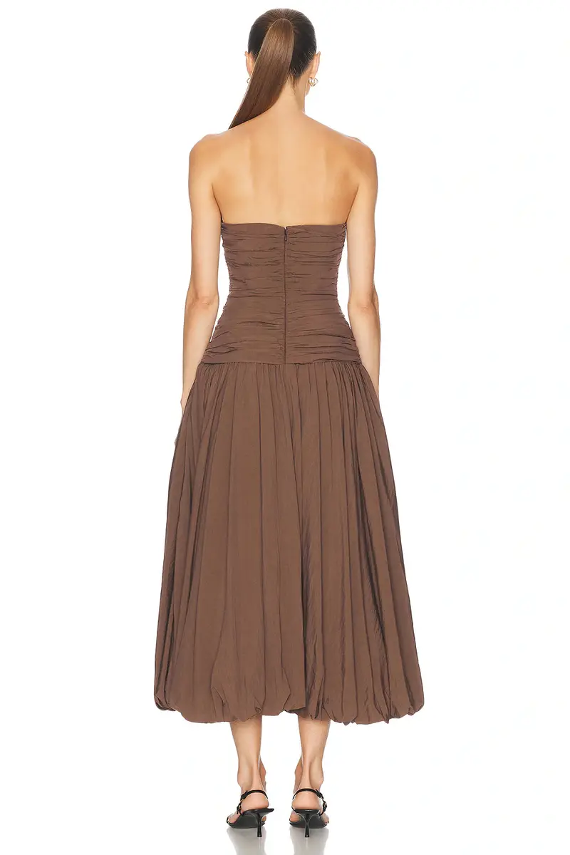 NICHOLAS Strapless Midi Dress | Thumbnail 3 NICHOLAS Strapless Midi Dress | Thumbnail 3