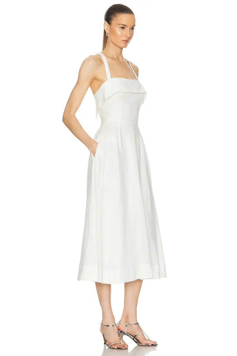 NICHOLAS Carmelia Banded Corset Midi Dress | Thumbnail 2 NICHOLAS Carmelia Banded Corset Midi Dress | Thumbnail 2