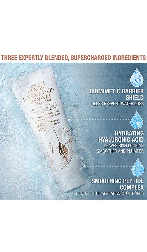 Charlotte Tilbury Travel Charlotte's Magic Hydration Revival Cleanser | Thumbnail 2 Charlotte Tilbury Travel Charlotte's Magic Hydration Revival Cleanser | Thumbnail 2