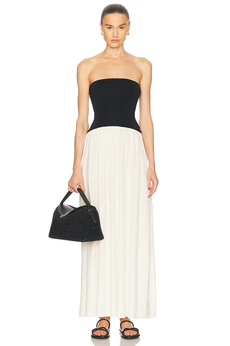 Solid & Striped The Strapless Soglio Dress | Image 1 Solid & Striped The Strapless Soglio Dress | Image 1