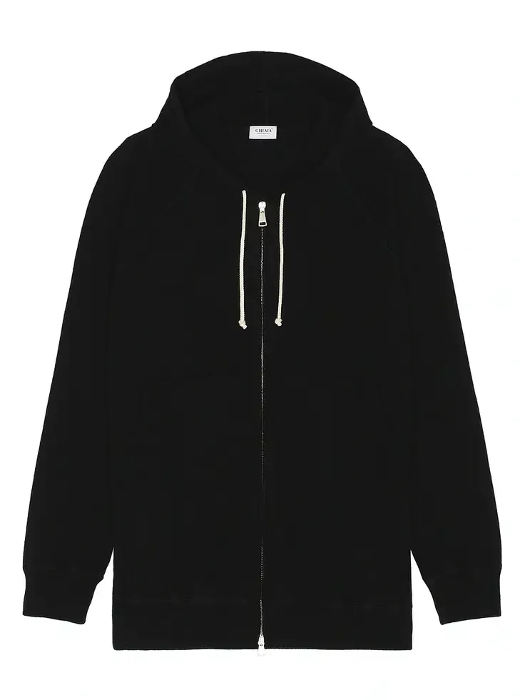 Ghiaia Cashmere Hoodie Full Zip