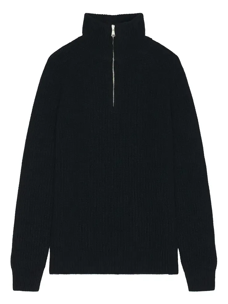 Virgin Wool Barracuda Quarter Zip Virgin Wool Barracuda Quarter Zip