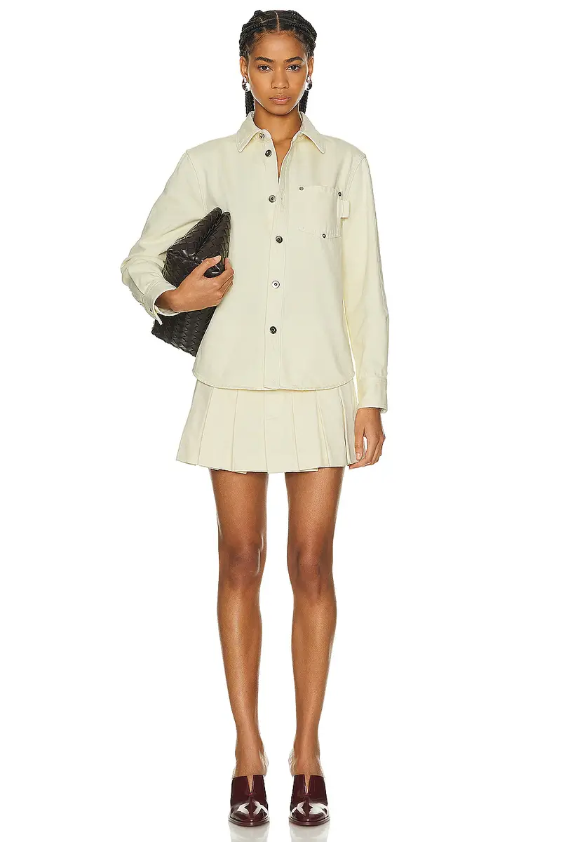 Bottega Veneta Pleated Mini Skirt | Thumbnail 4