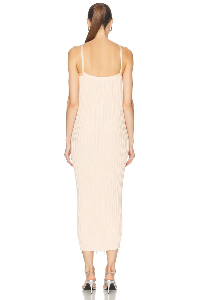 Jil Sander Beaded Rib Knit Dress | Thumbnail 3 Jil Sander Beaded Rib Knit Dress | Thumbnail 3