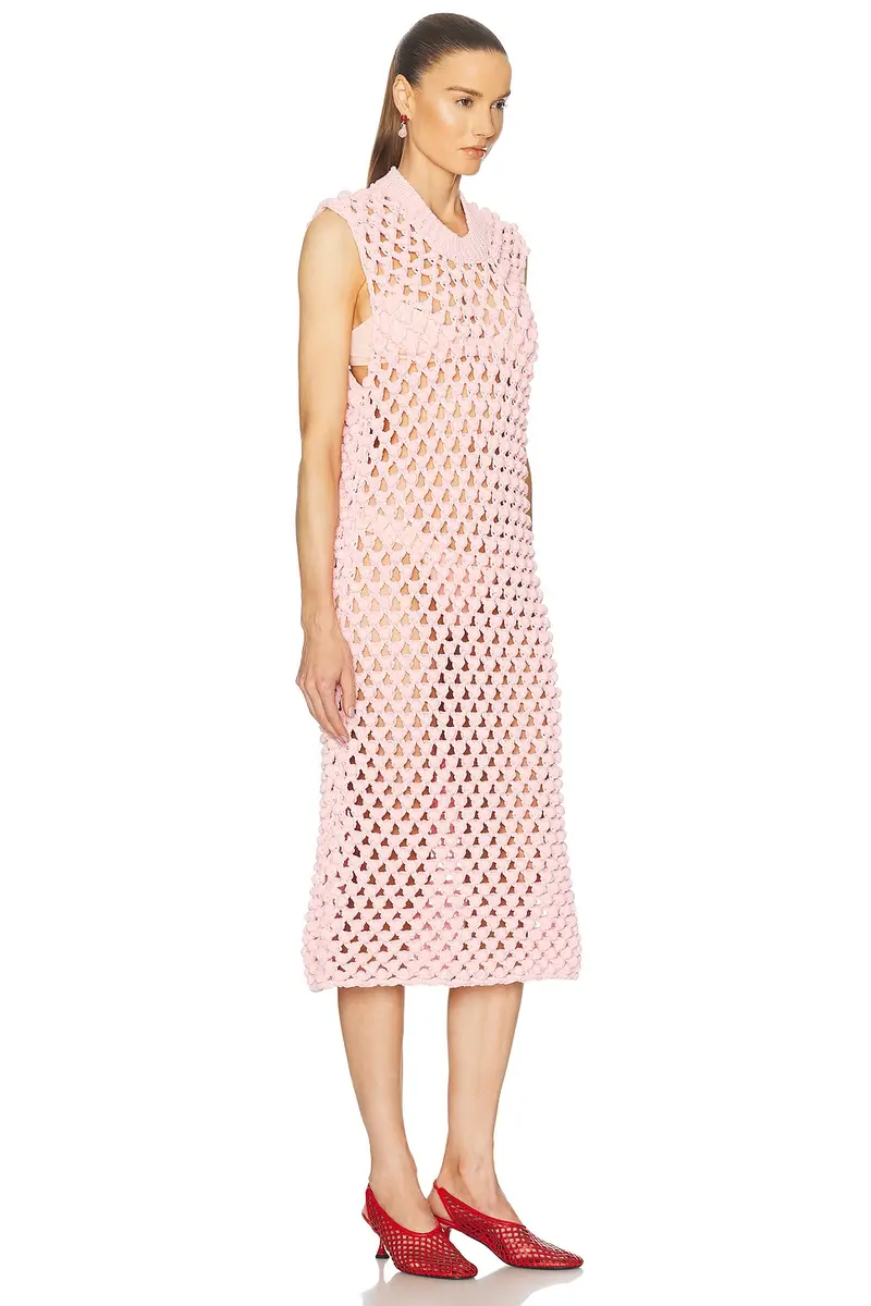 Jil Sander Sleeveless Crew Neck Dress | Thumbnail 2 Jil Sander Sleeveless Crew Neck Dress | Thumbnail 2