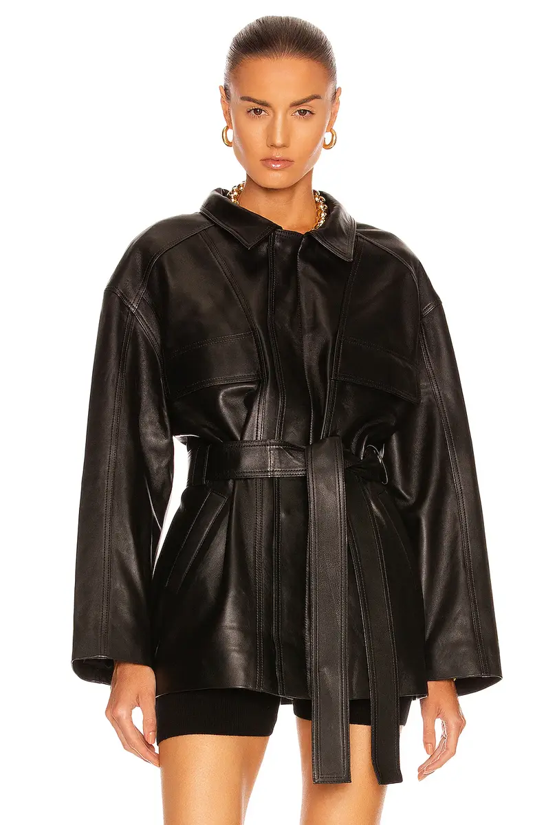 Nour Hammour Zakary Soft Leather Jacket | Thumbnail 2