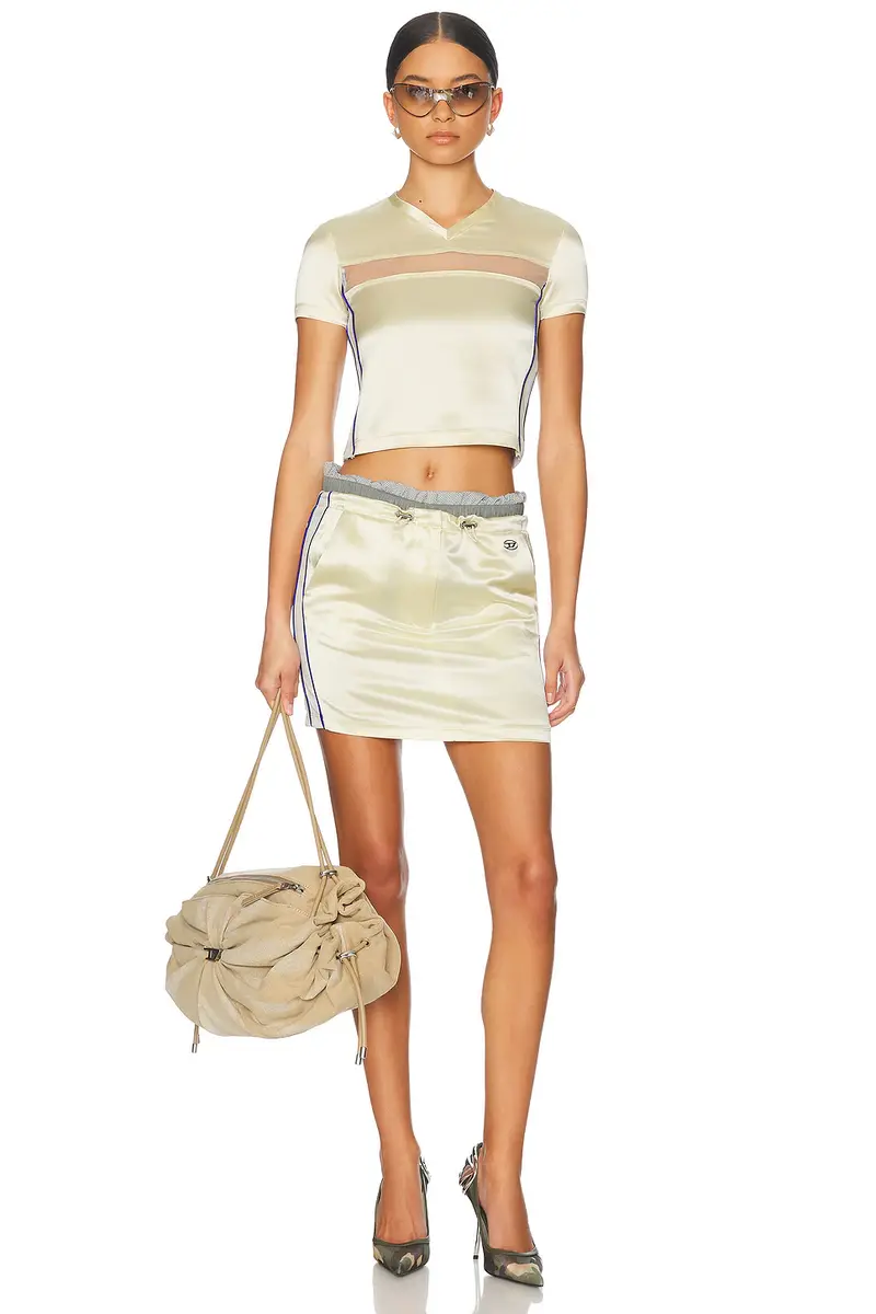Diesel Satin Mini Skirt | Thumbnail 5 Diesel Satin Mini Skirt | Thumbnail 5