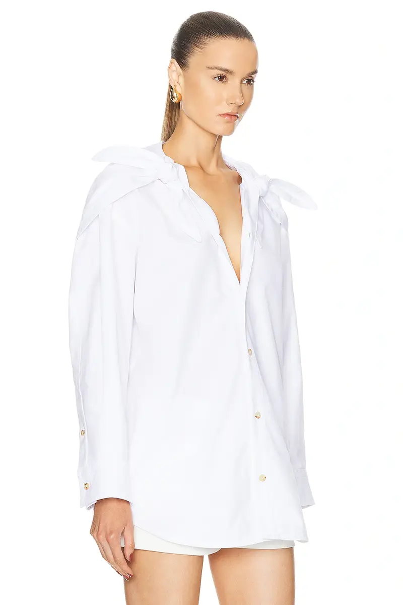 Bottega Veneta Long Sleeve Button Up Top | Thumbnail 2 Bottega Veneta Long Sleeve Button Up Top | Thumbnail 2