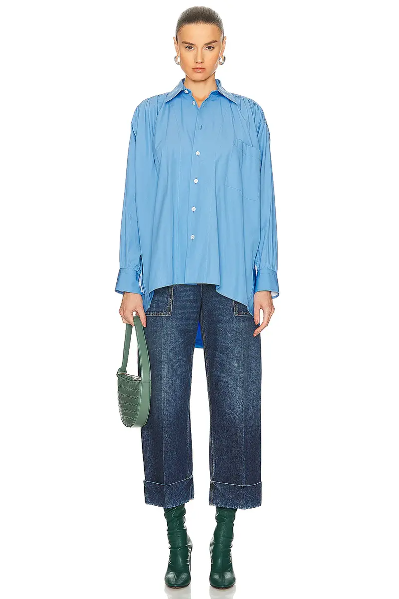 Bottega Veneta Compact Cotton Shirt | Thumbnail 4 Bottega Veneta Compact Cotton Shirt | Thumbnail 4