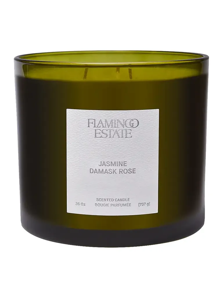 Flamingo Estate Jasmine Damask Rose XL Candle
