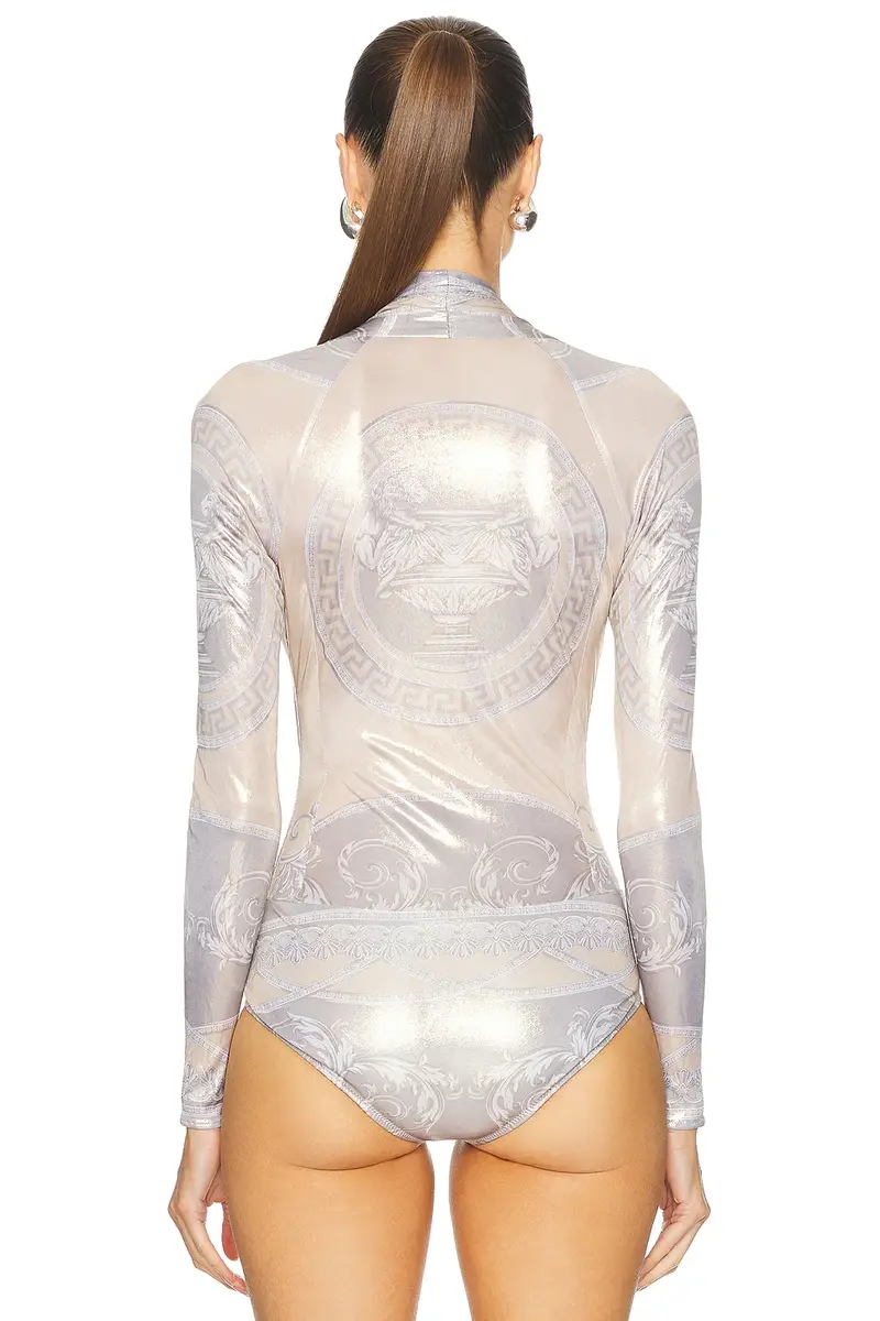 Versace Long Sleeve Bodysuit | Thumbnail 4 Versace Long Sleeve Bodysuit | Thumbnail 4