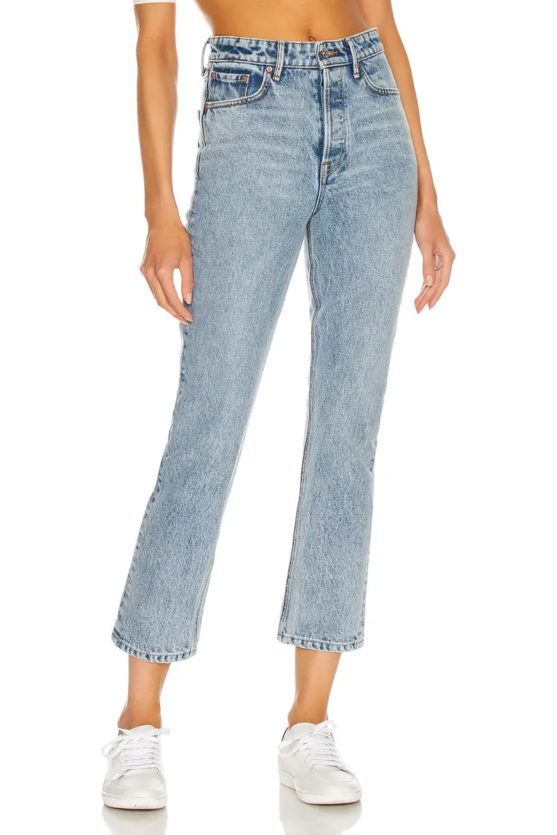 GRLFRND Karolina High Rise Straight Crop | Image 1 GRLFRND Karolina High Rise Straight Crop | Image 1