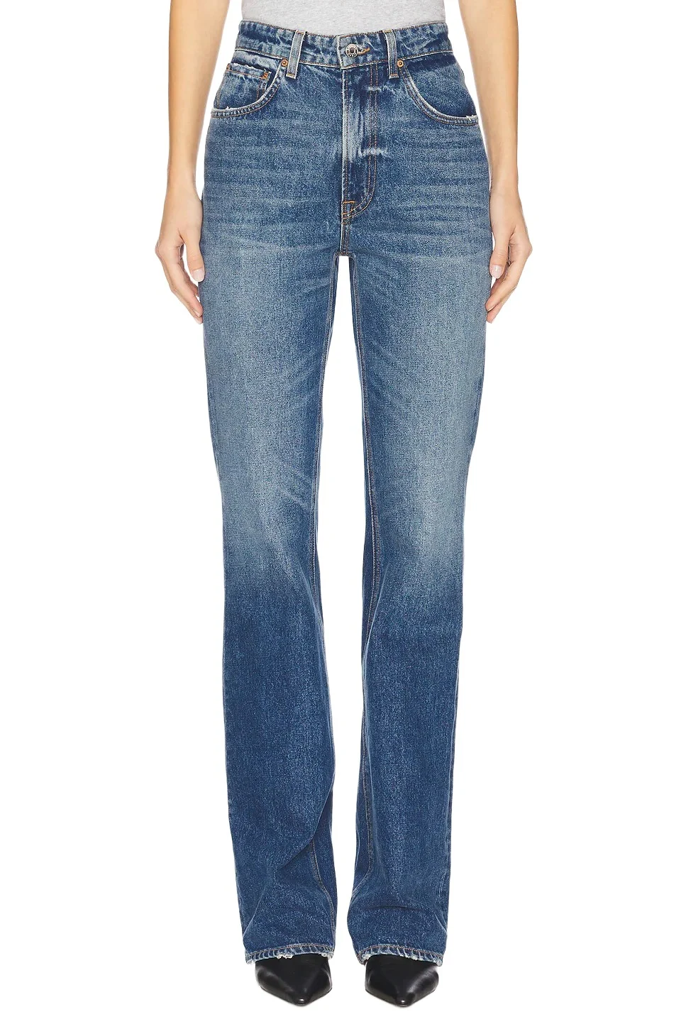 x Sophia Kelly Melanie High Rise Boot Cut Jeans x Sophia Kelly Melanie High Rise Boot Cut Jeans