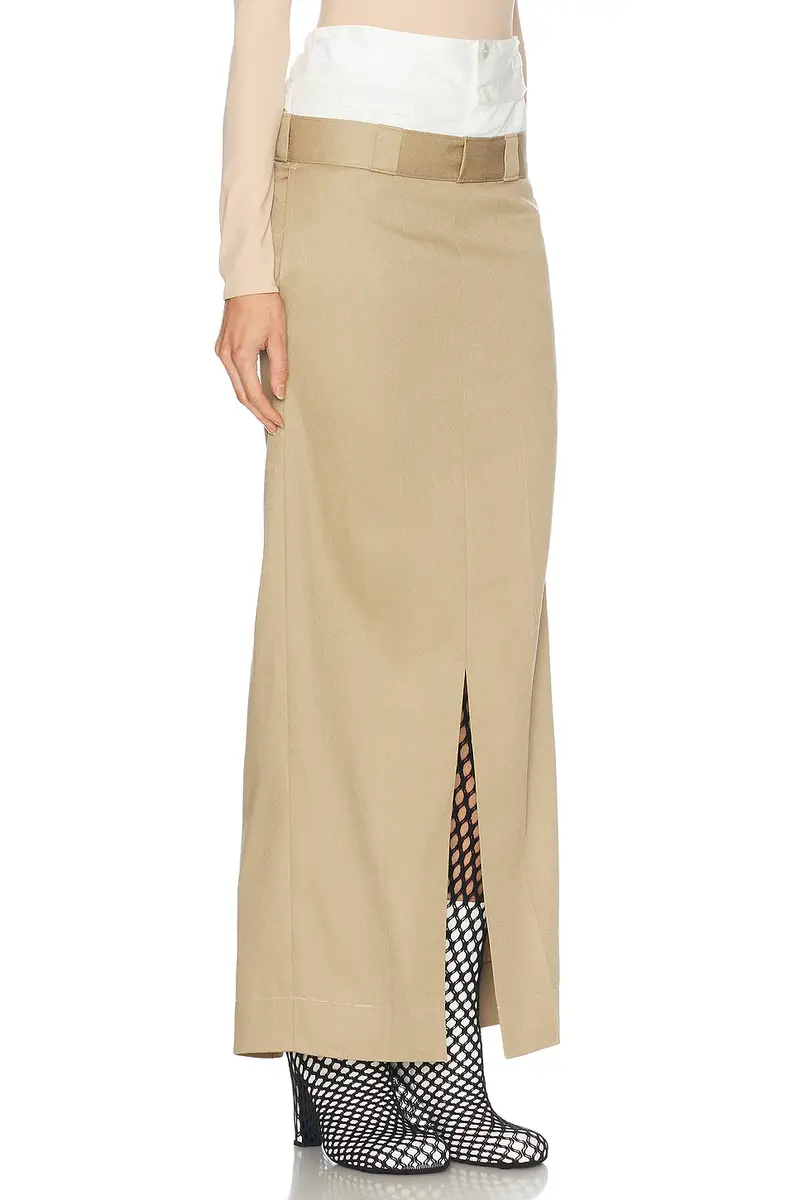 Maison Margiela Long Split Hem Skirt | Thumbnail 2 Maison Margiela Long Split Hem Skirt | Thumbnail 2