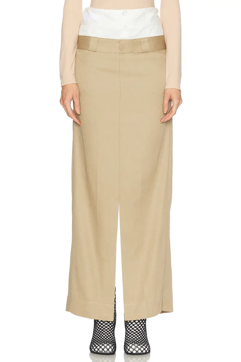 Maison Margiela Long Split Hem Skirt