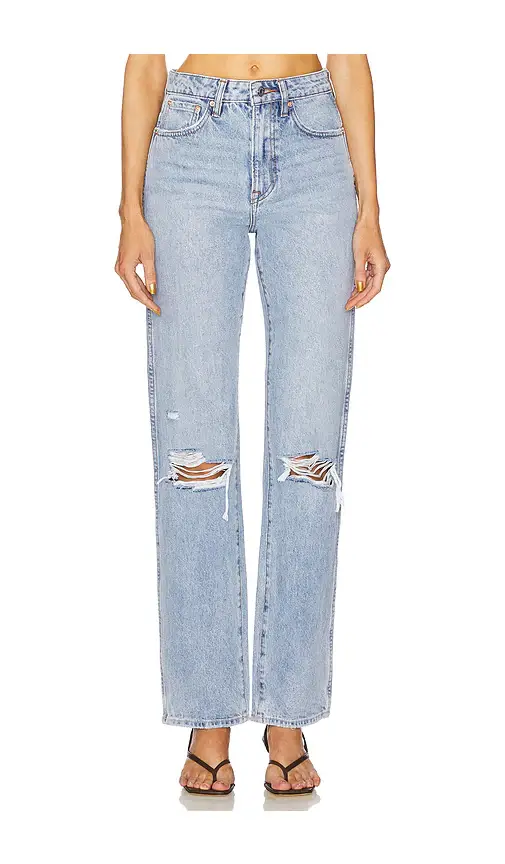 GRLFRND Sara Super High Rise Slim Straight Jeans | Image 1 GRLFRND Sara Super High Rise Slim Straight Jeans | Image 1