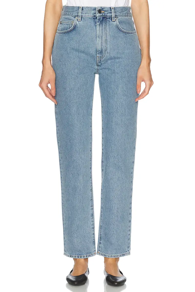 Loulou de Saison Wular Straight Leg Jeans | Image 1 Loulou de Saison Wular Straight Leg Jeans | Image 1
