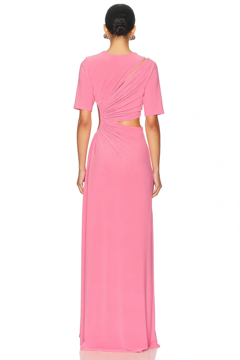 Sid Neigum Gathered Slit Maxi Dress | Thumbnail 4