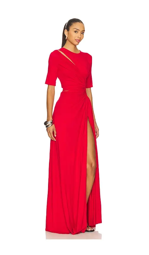 Sid Neigum Gathered Slit Maxi Dress | Thumbnail 2