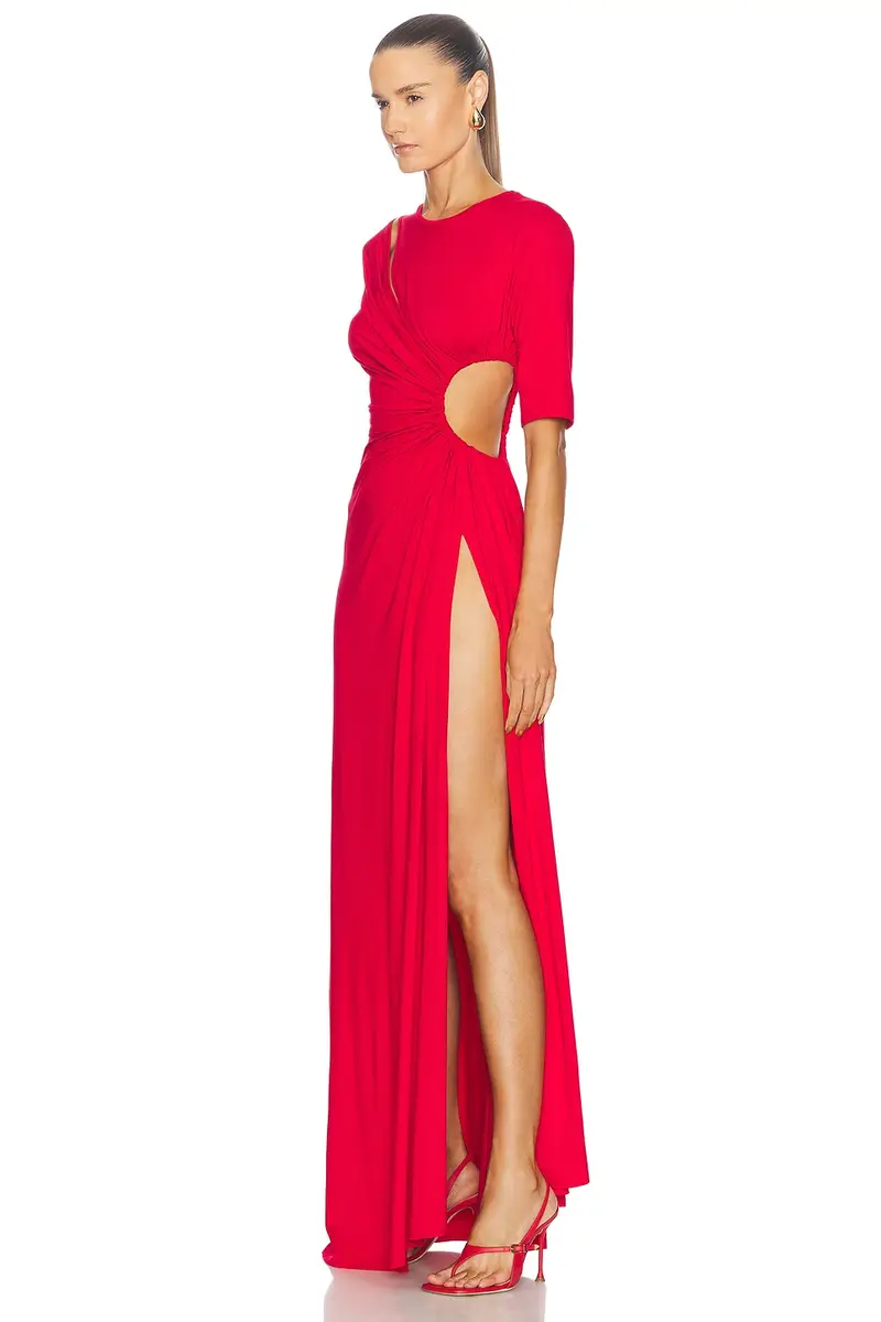 Sid Neigum Gathered Slit Maxi Dress | Thumbnail 5