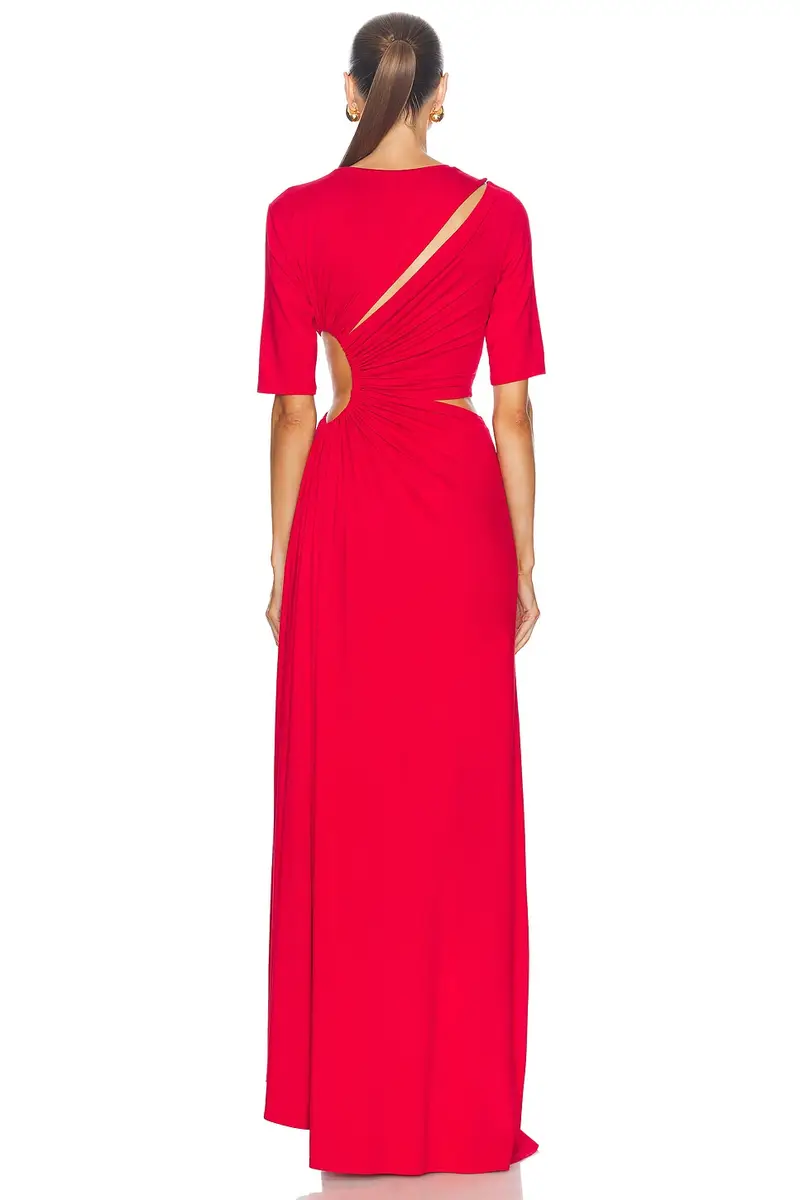 Sid Neigum Gathered Slit Maxi Dress | Thumbnail 6