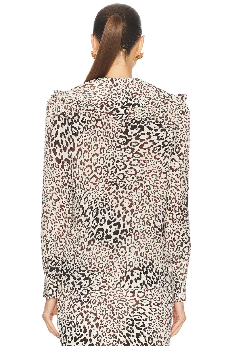 Alessandra Rich Long Sleeve Top | Thumbnail 3 Alessandra Rich Long Sleeve Top | Thumbnail 3