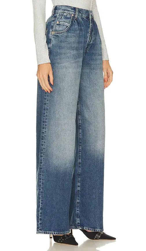 GRLFRND Chloe Super High Rise Pleated Wide Leg Jeans | Thumbnail 2 GRLFRND Chloe Super High Rise Pleated Wide Leg Jeans | Thumbnail 2