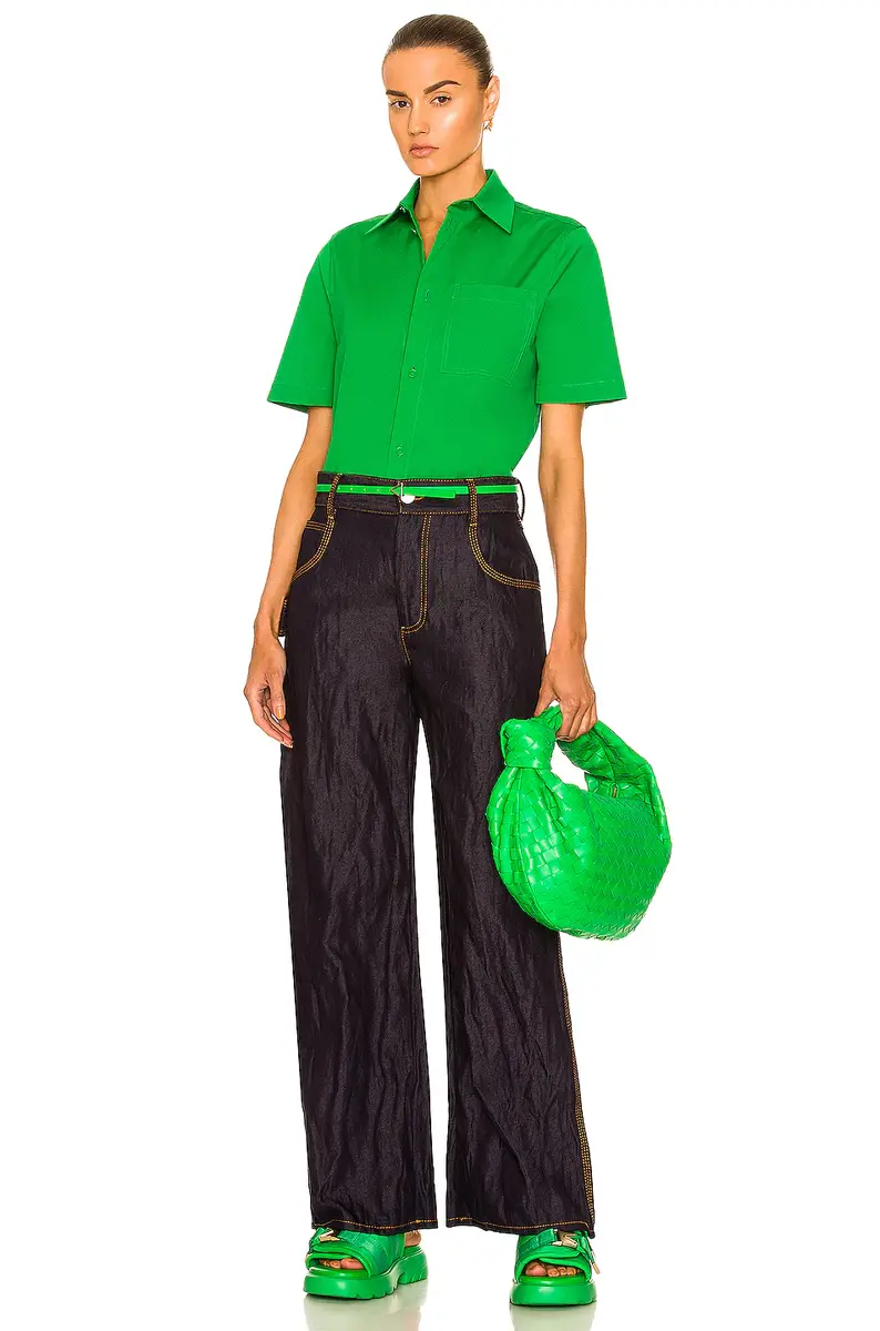 Bottega Veneta Metal Denim Twill Trouser | Thumbnail 4