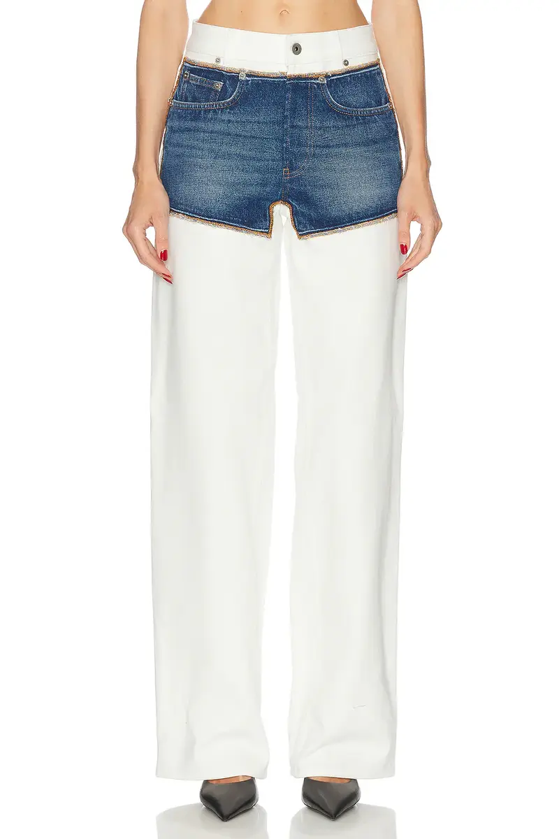 Jean Paul Gaultier Petit Grand Wide Leg Jeans | Image 1 Jean Paul Gaultier Petit Grand Wide Leg Jeans | Image 1