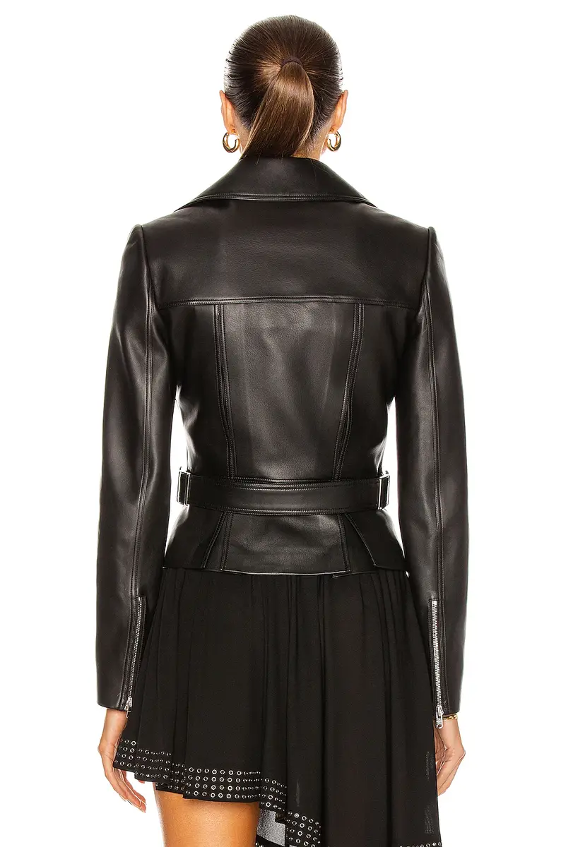 ALAÏA Edition 2003 Leather Biker Jacket | Thumbnail 4 ALAÏA Edition 2003 Leather Biker Jacket | Thumbnail 4