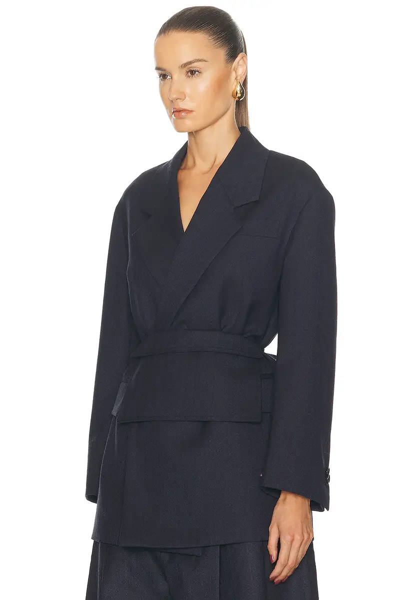 Bottega Veneta Double Breasted Blazer | Thumbnail 4 Bottega Veneta Double Breasted Blazer | Thumbnail 4