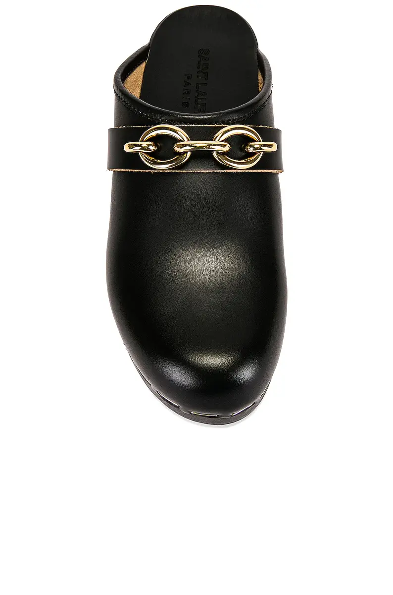 Saint Laurent Le Maillon Clogs | Thumbnail 4 Saint Laurent Le Maillon Clogs | Thumbnail 4