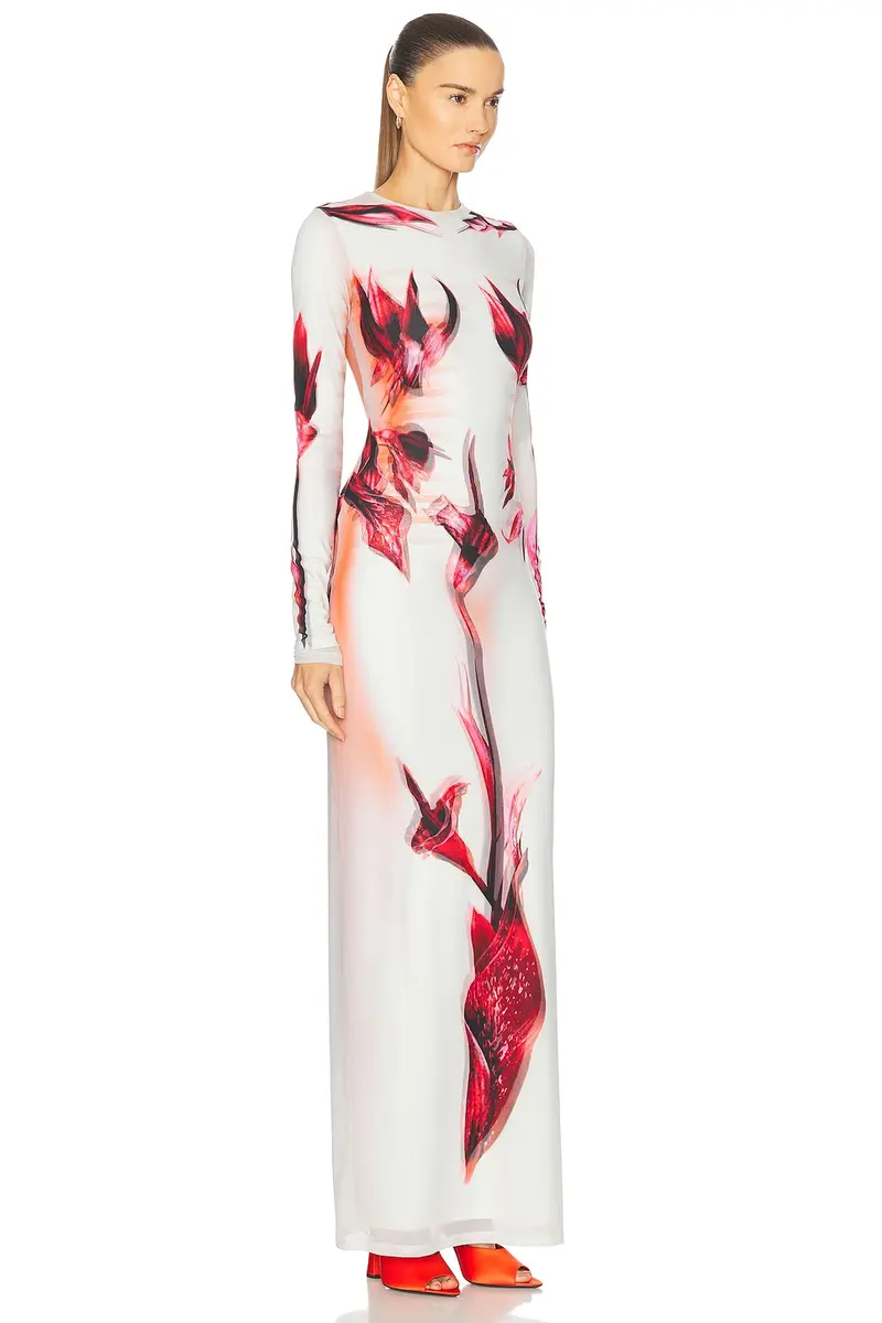 Jean Paul Gaultier Flower Body Morphing Mariniere Long Dress | Thumbnail 2 Jean Paul Gaultier Flower Body Morphing Mariniere Long Dress | Thumbnail 2