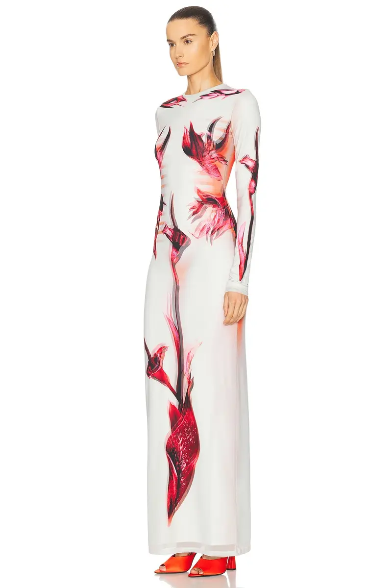 Jean Paul Gaultier Flower Body Morphing Mariniere Long Dress | Thumbnail 3 Jean Paul Gaultier Flower Body Morphing Mariniere Long Dress | Thumbnail 3