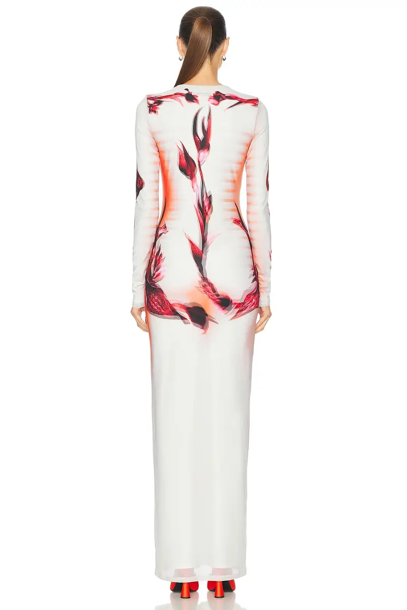 Jean Paul Gaultier Flower Body Morphing Mariniere Long Dress | Thumbnail 4 Jean Paul Gaultier Flower Body Morphing Mariniere Long Dress | Thumbnail 4
