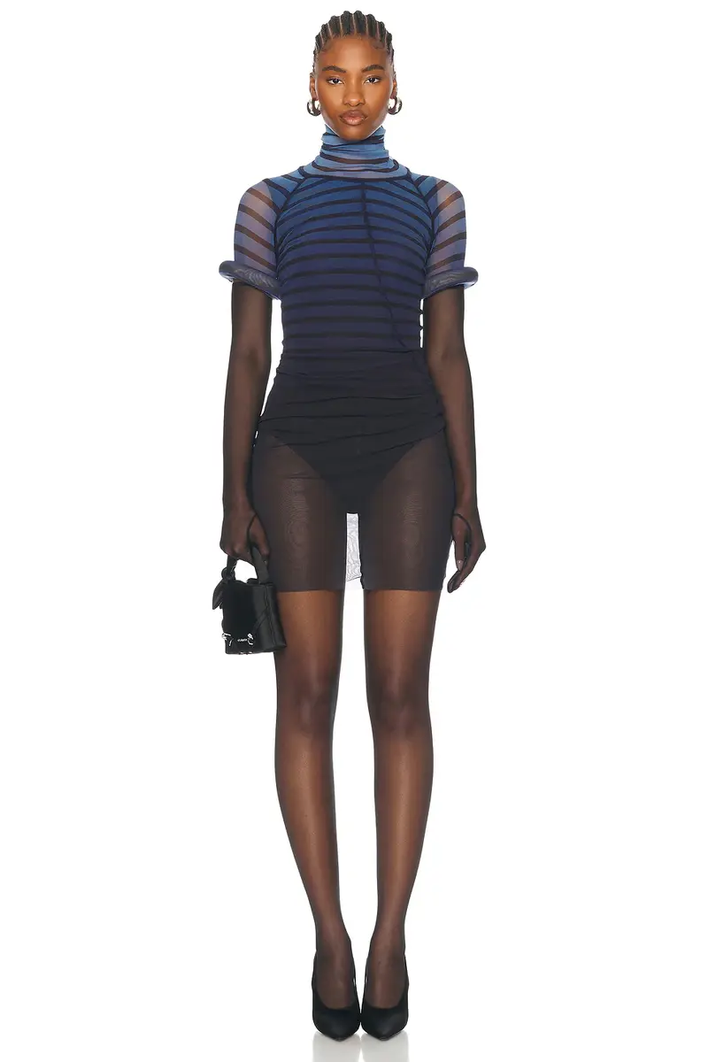 Jean Paul Gaultier 3d Collar Short Dress | Image 1 Jean Paul Gaultier 3d Collar Short Dress | Image 1