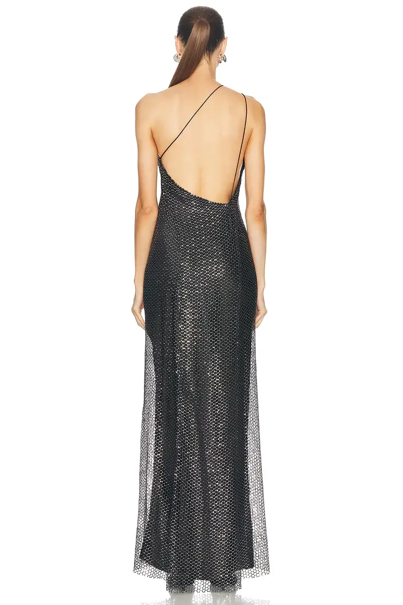 THE SEI Sheer Slit One Shoulder Gown | Thumbnail 4 THE SEI Sheer Slit One Shoulder Gown | Thumbnail 4