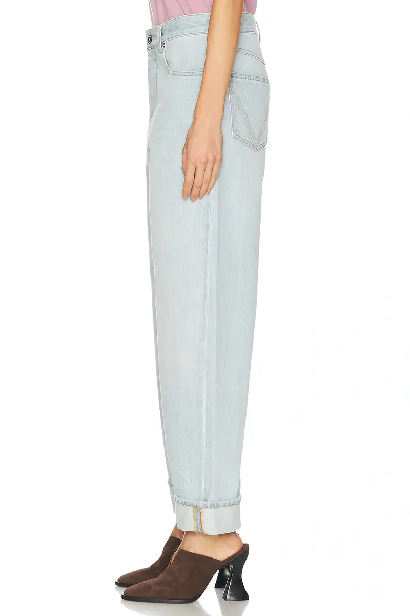 Bottega Veneta Cuffed Straight Leg Jeans | Thumbnail 3 Bottega Veneta Cuffed Straight Leg Jeans | Thumbnail 3