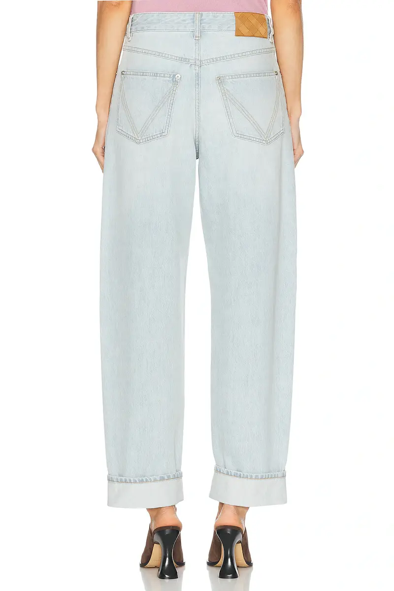Bottega Veneta Cuffed Straight Leg Jeans | Thumbnail 4 Bottega Veneta Cuffed Straight Leg Jeans | Thumbnail 4