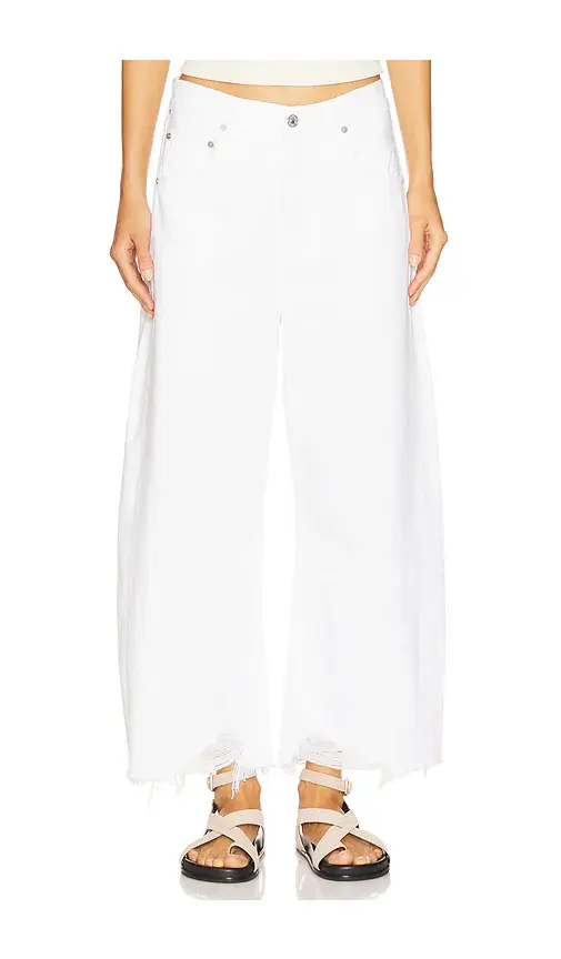 Citizens of Humanity Ayla Undone Hem Crop Jeans | Image 1 Citizens of Humanity Ayla Undone Hem Crop Jeans | Image 1