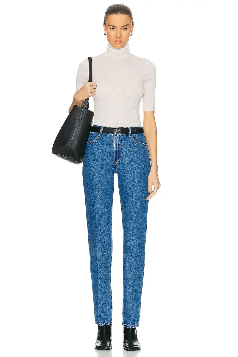 Sprwmn Straight Leg Jeans | Thumbnail 4 Sprwmn Straight Leg Jeans | Thumbnail 4