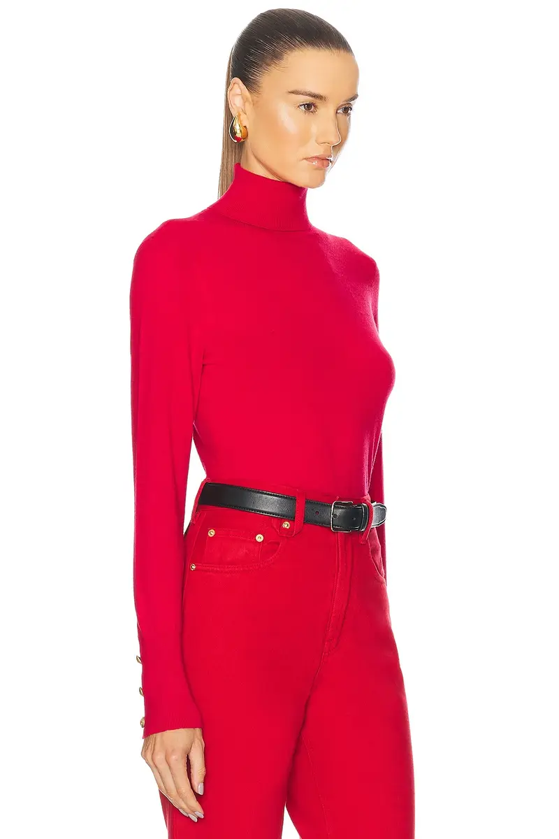 L'Agence Flora Turtleneck Top | Thumbnail 2 L'Agence Flora Turtleneck Top | Thumbnail 2