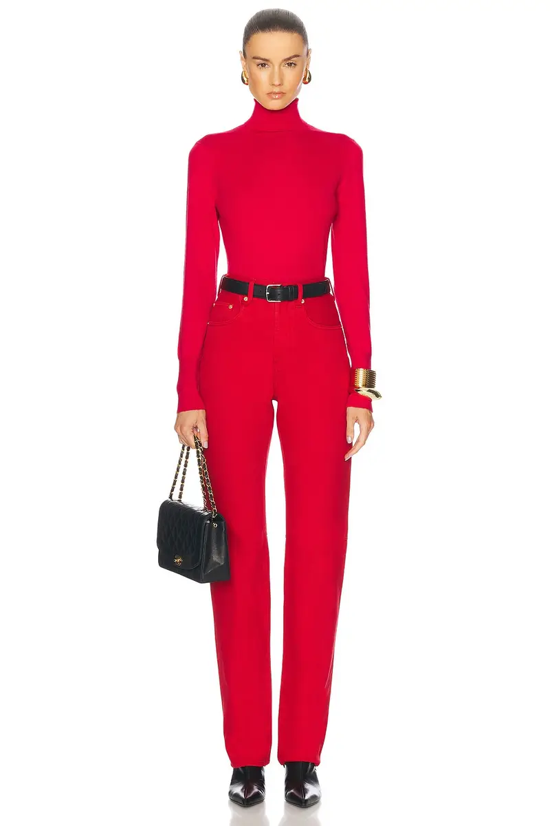 L'Agence Flora Turtleneck Top | Thumbnail 4 L'Agence Flora Turtleneck Top | Thumbnail 4