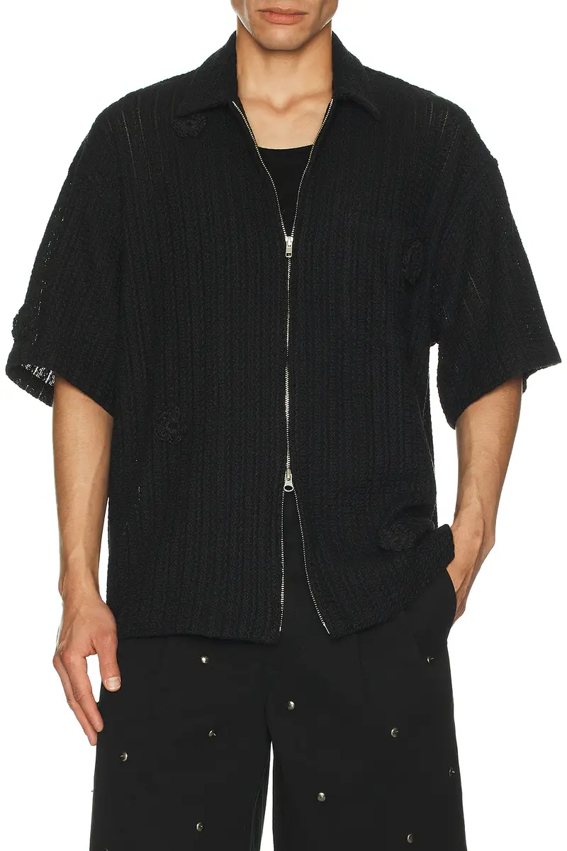 Song for the Mute Daisy Zip Up Gym Shirt | Thumbnail 3 Song for the Mute Daisy Zip Up Gym Shirt | Thumbnail 3