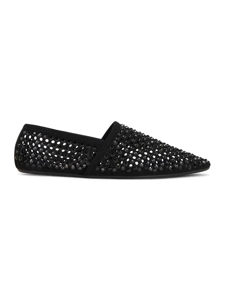Saint Laurent Suede & Swarovski Jacques