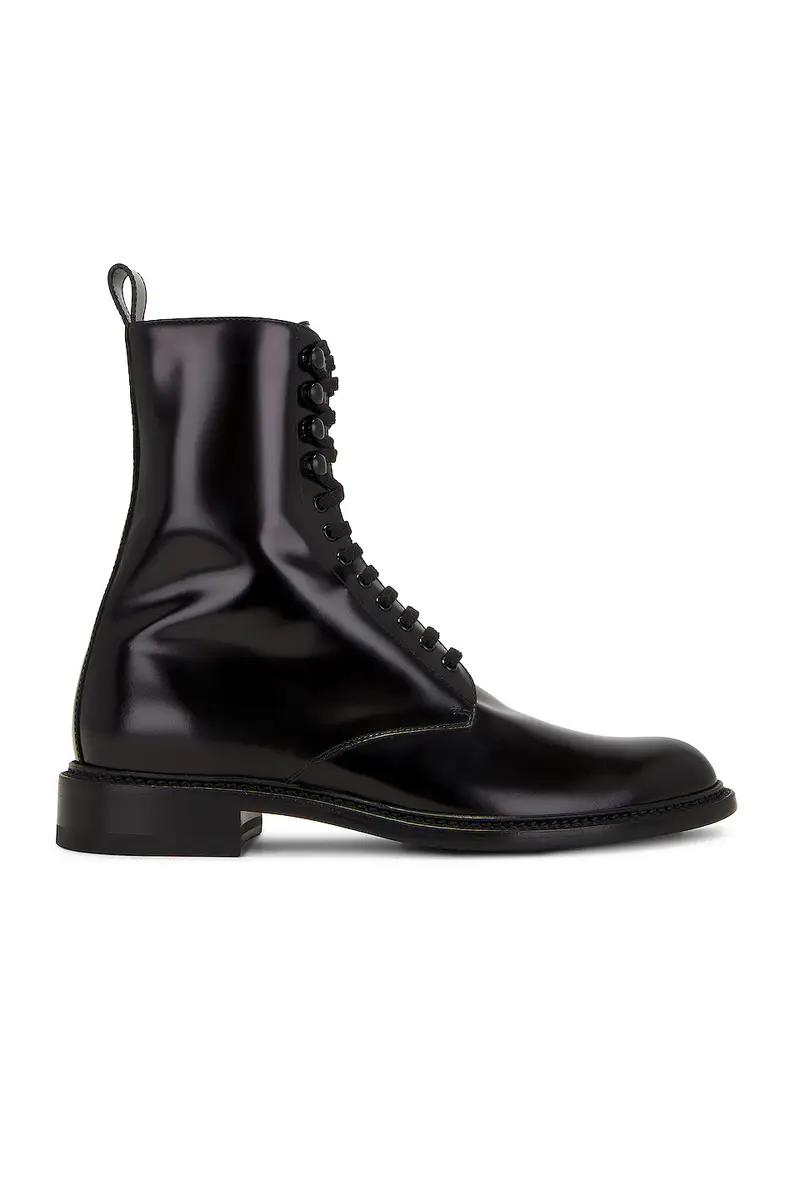 Saint Laurent Army 20 Lace Up Boot Cuir Anton | Image 1 Saint Laurent Army 20 Lace Up Boot Cuir Anton | Image 1