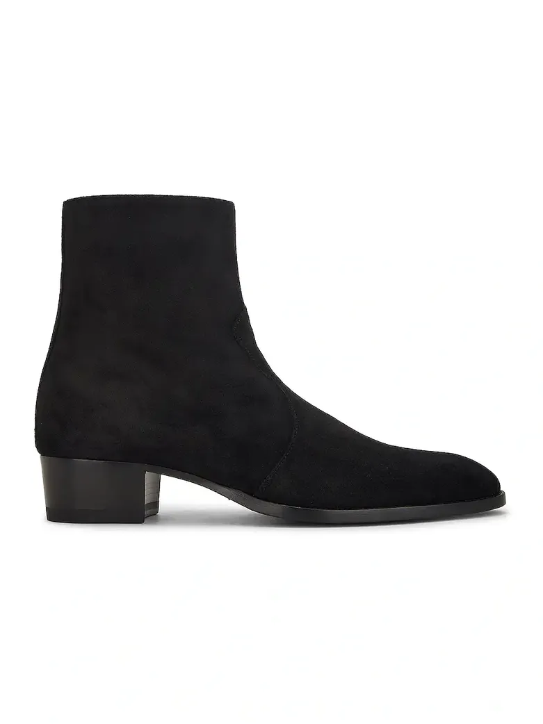 Saint Laurent Wyatt 40 Zipped Boot
