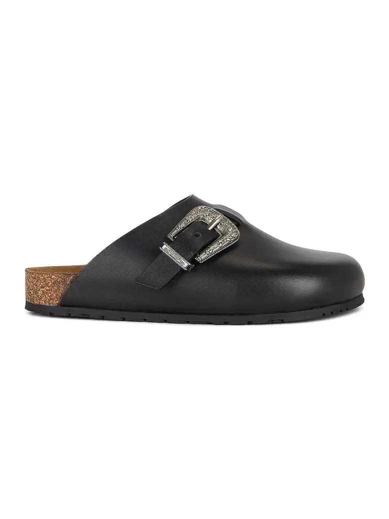 Saint Laurent Western Buckles Mule