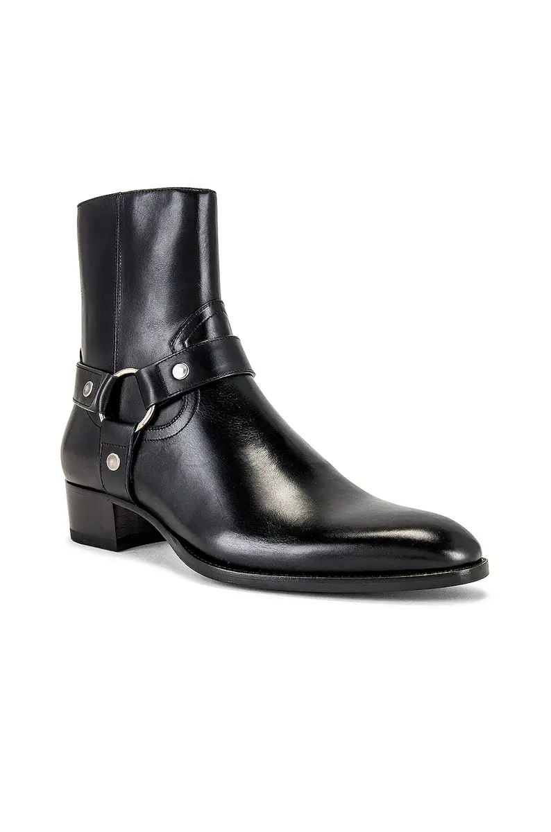 Saint Laurent Wyatt Harness Boot | Thumbnail 2