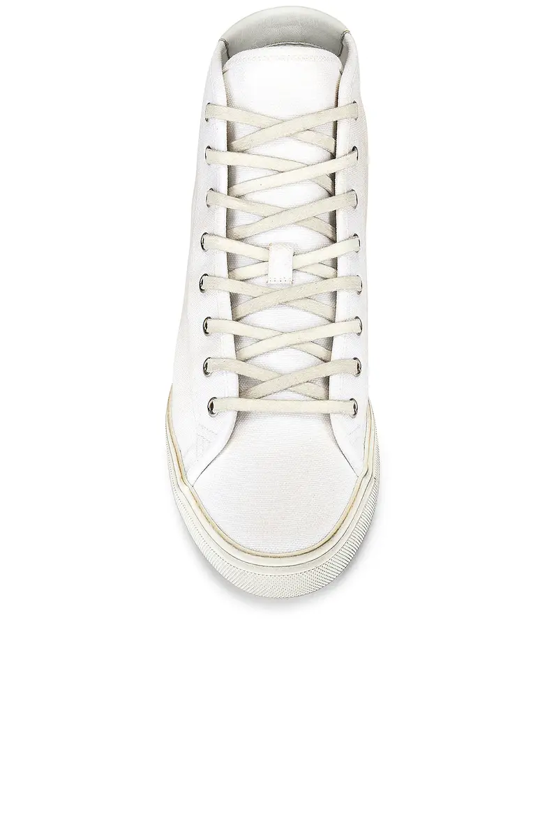 Saint Laurent Malibu Mid Top Sneaker | Thumbnail 4 Saint Laurent Malibu Mid Top Sneaker | Thumbnail 4